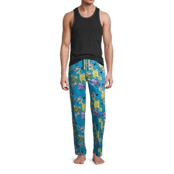 Men's Sesame Street Sleep Cotton Jersey Pants Lounge Pajama Pants 2-Pair Size M - Picture 4 of 11